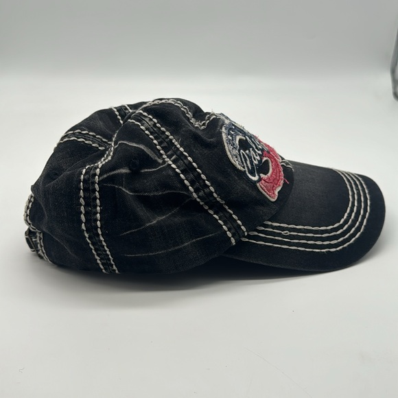 Vtg Y2K San Francisco California Embroidered Yukon Strap Distressed Baseball Hat - Picture 7 of 14